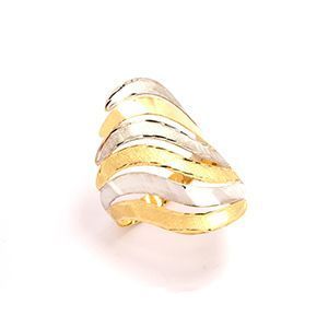 Anel Onda em Ouro 18 Kilates - 24103